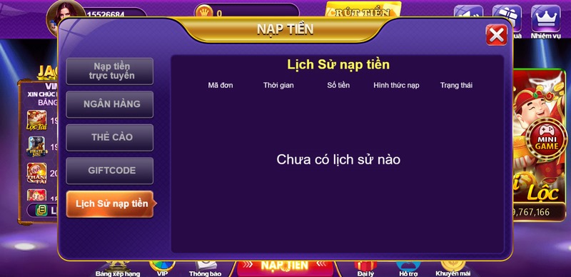 68 game bài xử lý nạp tiền vào tài khoản siêu nhanh chóng